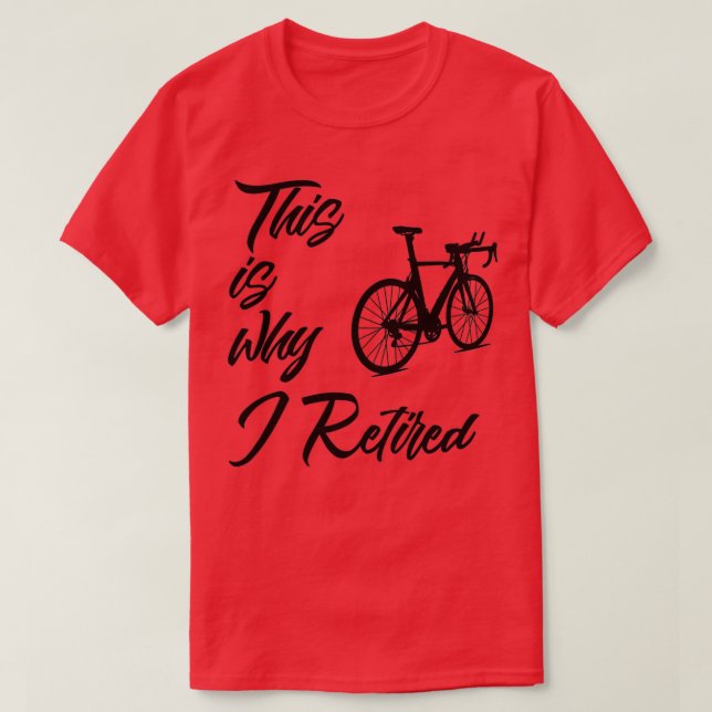 Vintager sarkastischer Langradfahrer T-Shirt (Design vorne)