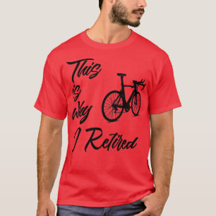 Vintager sarkastischer Langradfahrer T-Shirt