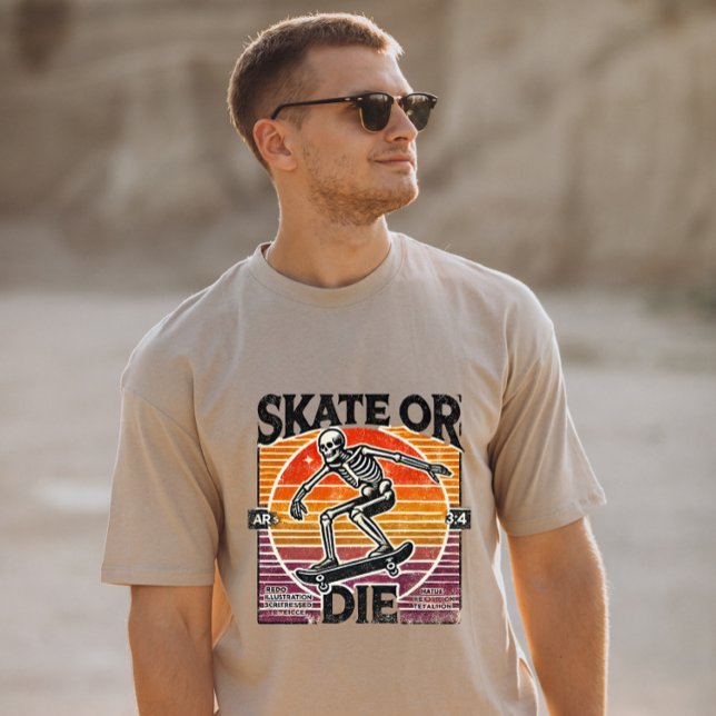 Vintager Schädel T-Shirt (Von Creator hochgeladen)