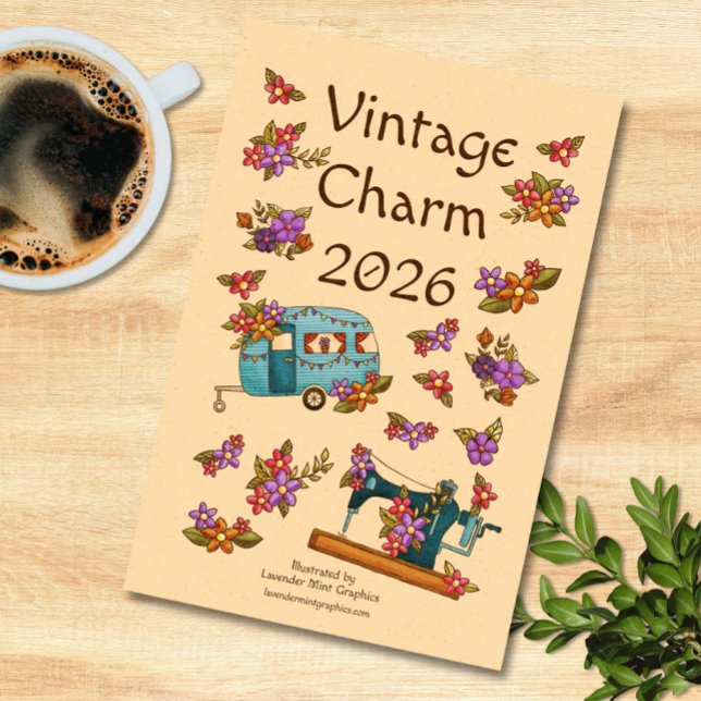 Vintager Scharm Retro Nostalgie Kalender (Von Creator hochgeladen)