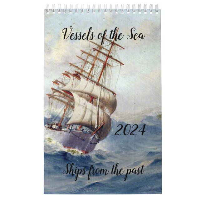 Vintager Schiffskalender Kalender (Titelbild)