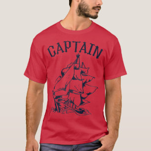 Vintager Schiffskapitän Segelschiff Mari T-Shirt