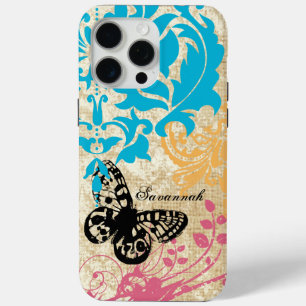 Vintager Schmetterling Case-Mate iPhone Hülle