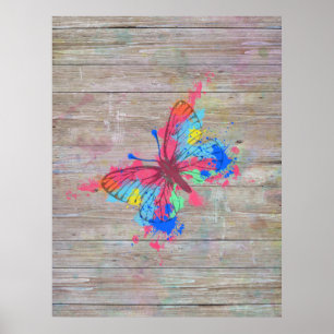Vintager Schmetterling der coolen niedlichen Poster