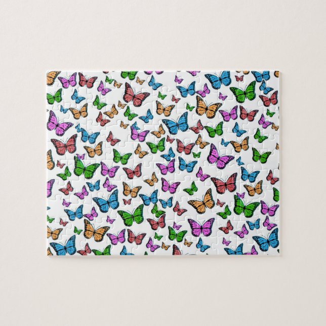 Vintager Schmetterling Papillon Alte Illustration  (Horizontal)
