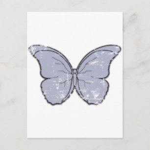 Vintager Schmetterling Postkarte