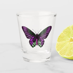 Vintager Schmetterling Schnapsglas