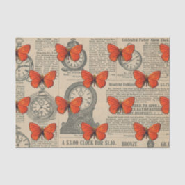 Vintager Schmetterling Seidenpapier