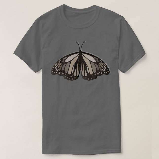 Vintager Schmetterling T-Shirt (Design vorne)