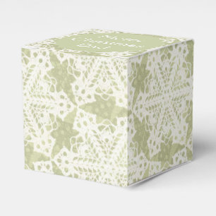 Vintager Schneeflocken Geschenkschachtel