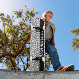 Vintager Schneeflocken Skateboard