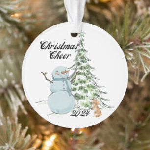 Vintager Schneejubiläum Ornament