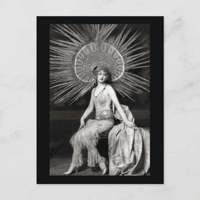 Vintager, schöner Dekorator Postkarte (Vorderseite)