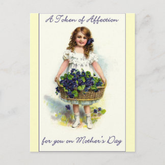 Vintager schöner Muttertag Postkarte