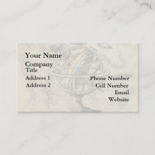 Vintager Schönheitskompass und Karte