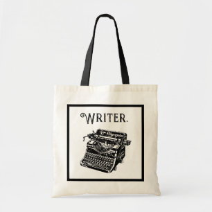 Vintager Schreibmaschinenschreibtisch, Sketch Zeic Tragetasche