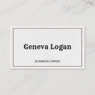 Vintager Schriftart Stielleder Hohe Mode Visitenkarte