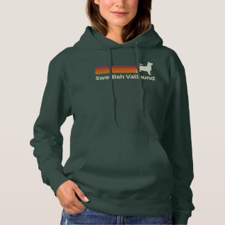 Vintager Schwedischer Vallhund Retro Mama Vater  Hoodie
