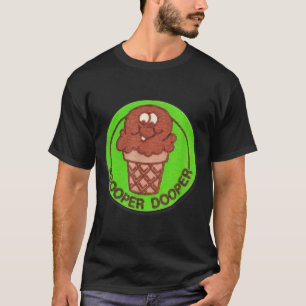 Vintager Scratch und Sniff Sticker Ice Creme, Scho T-Shirt