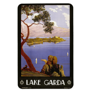 Vintager See Garda Italien Magnet