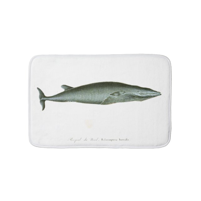 Vintager Seebuckelwal steampunk Hipster Badematte (Vorderseite)