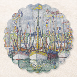 Vintager Segen der Thunfischflotte in Groix Untersetzer