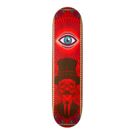 Vintager sehender Augenpunkskateboard Skateboard