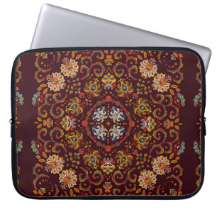 Vintager Seidenhalsschal oder Kicherquadrat Laptopschutzhülle
