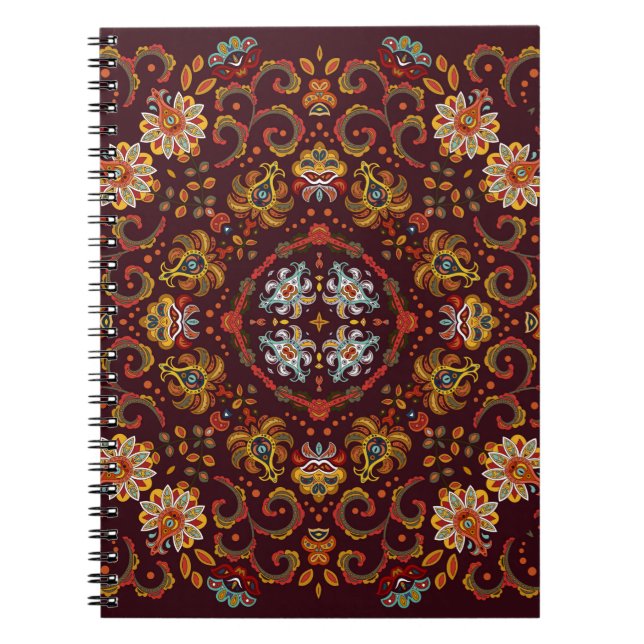 Vintager Seidenhalsschal oder Kicherquadrat Notizblock (Vorderseite)