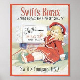Vintager Seifen-Anzeigen-Druck Poster