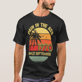Vintager September 1970 49. Geburtstag T-Shirt