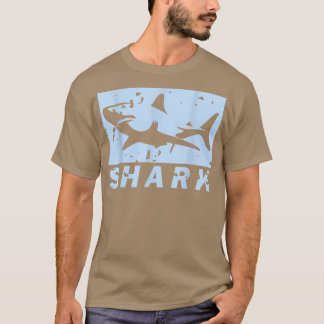 Vintager SHARK-Cooler MeeresbiologeGeschenk T-Shirt