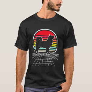 Vintager Shiba Inu Retro 80er 90s Style Dog Lover T-Shirt