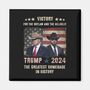 Vintager Sieg Trump Vance Wir gewannen Party der R Magnet