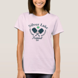 Vintager Silberner See Pickleball Club T-Shirt