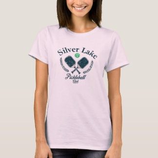 Vintager Silberner See Pickleball Club T-Shirt