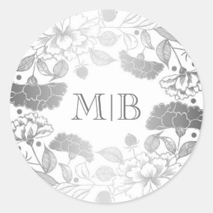 Vintager Silberschmied Runder Aufkleber