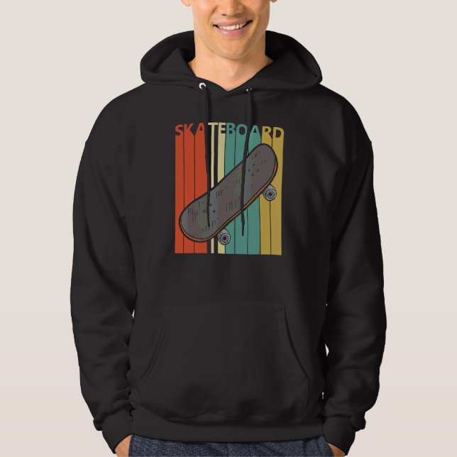 Vintager Skateboarding Sport Hoodie (Vorderseite)