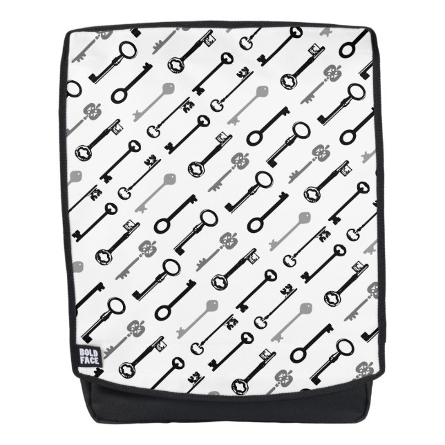 Vintager Skelettschlüssel-Backpack Rucksack (Vorderseite)