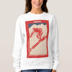 Vintager Ski Alaska Mountain Resort Juneau Sweatshirt