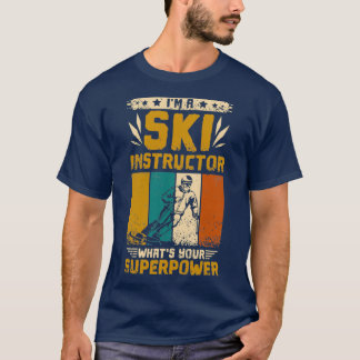 Vintager Skilehrer T-Shirt