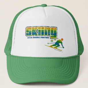 Vintager Skistil Truckerkappe