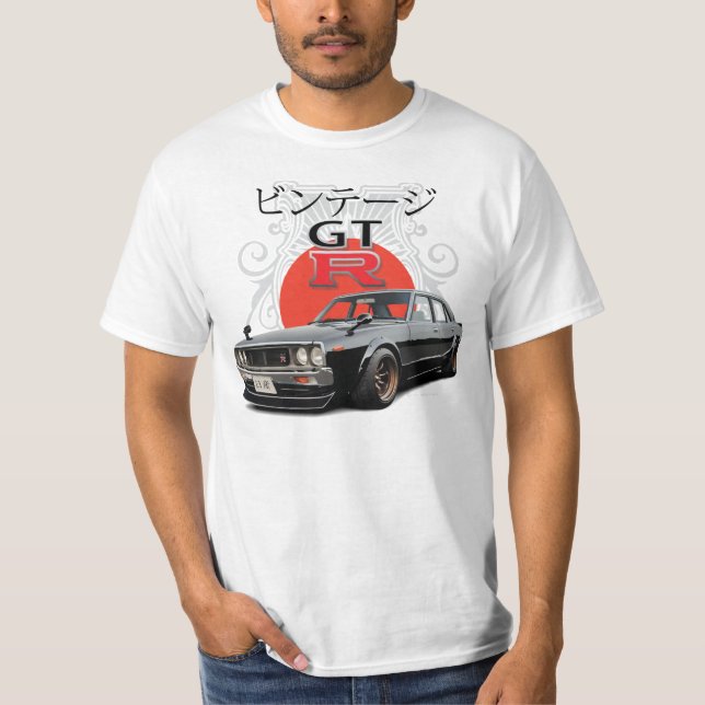 Vintager Skyline GTR T-Shirt (Vorderseite)