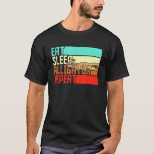 Vintager Sleep Repeat Alligator T-Shirt