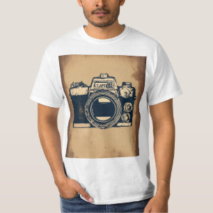 "Vintager Snapshot: Men Classic Camera T-Shirt" T-Shirt