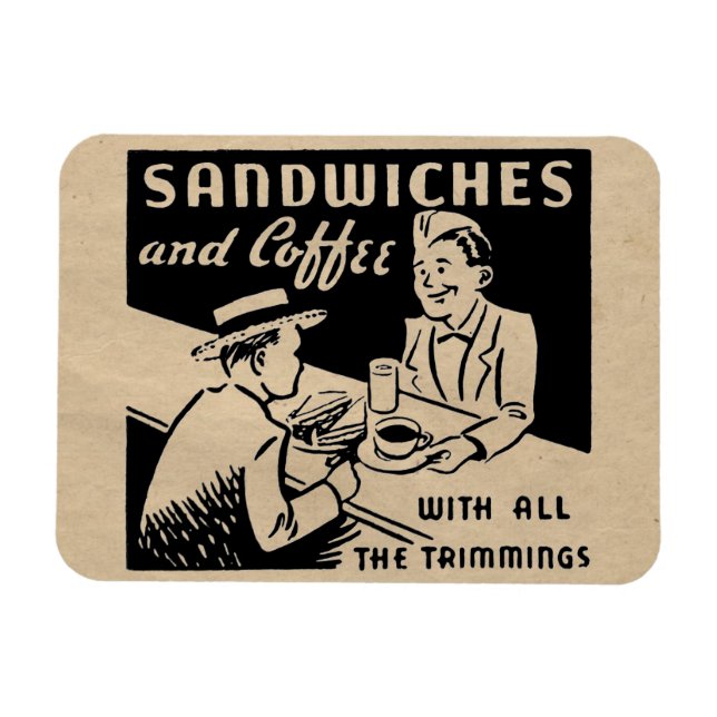 Vintager Soda-Ruck Magnet (Horizontal)