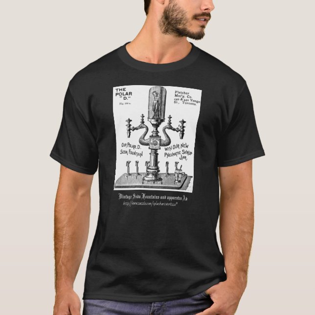 "Vintager Sodabrunnen" T-Shirt (Vorderseite)
