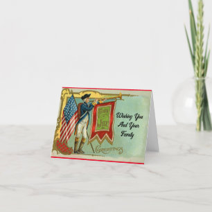 Vintager Solid mit Hornkarte Dankeskarte