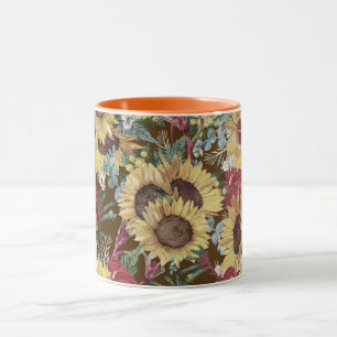 Vintager Sommer tropisch Tasse