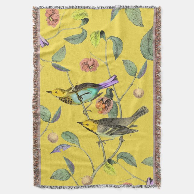 Vintager Songbird blassgelb Decke (Vorderseite Vertikal)